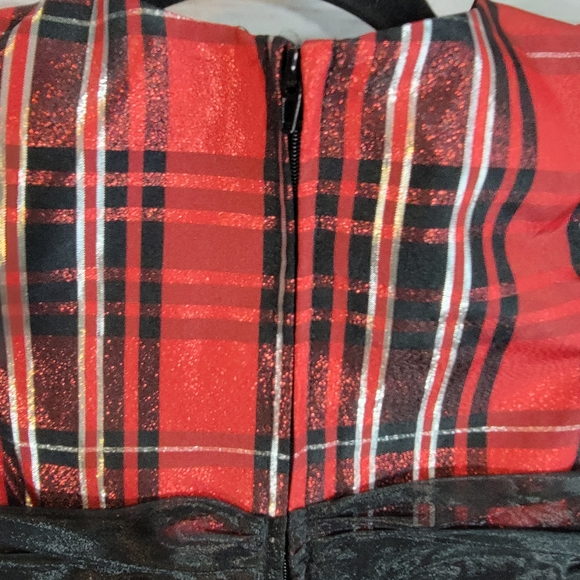 Bonnie Jean Holiday🎄 plaid dress 3T - Picture 8 of 10